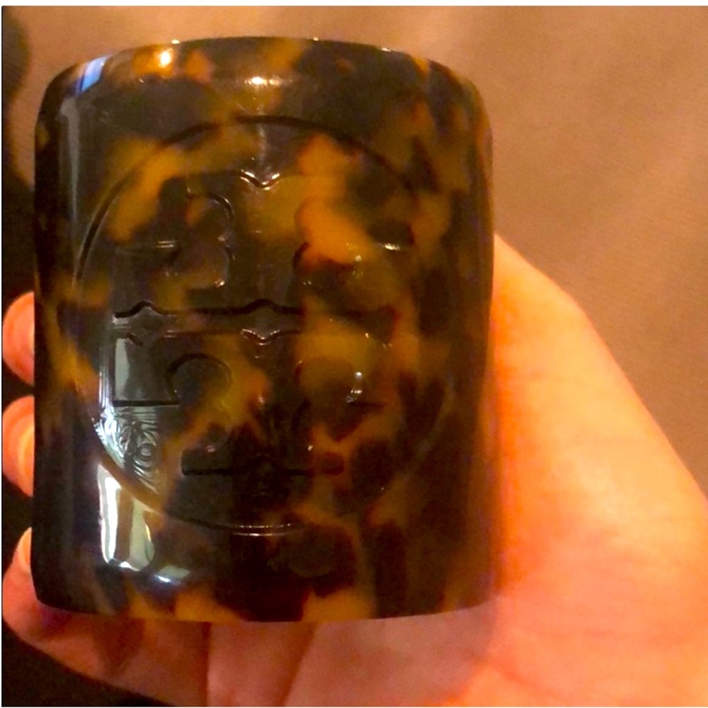 Tory Burch Tortoise Pattern Cuff Bracelet